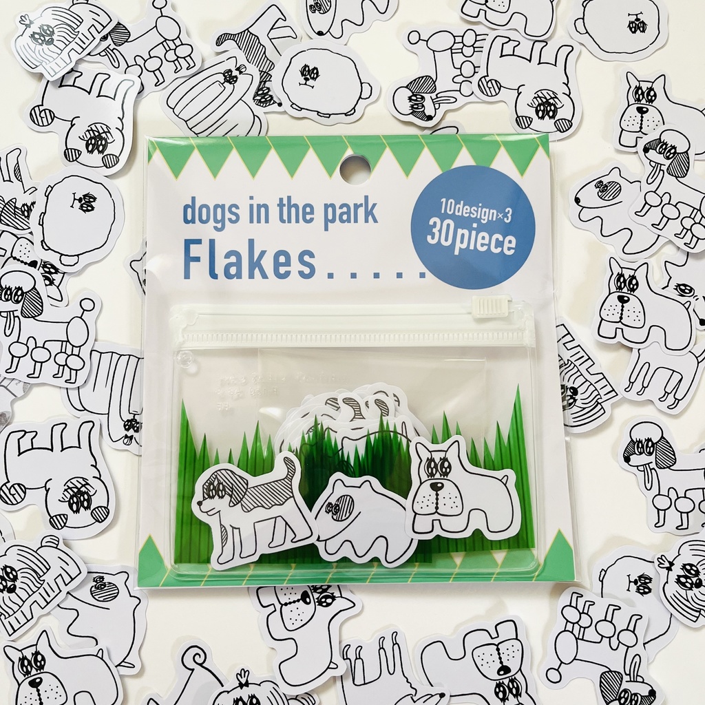 dogs in the park flakes…