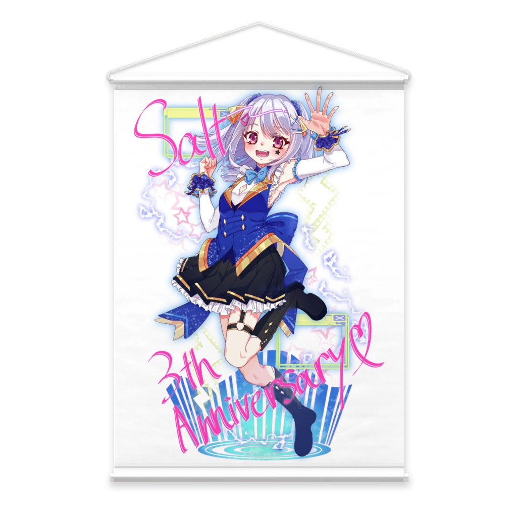 総長そると 3周年タペストリー