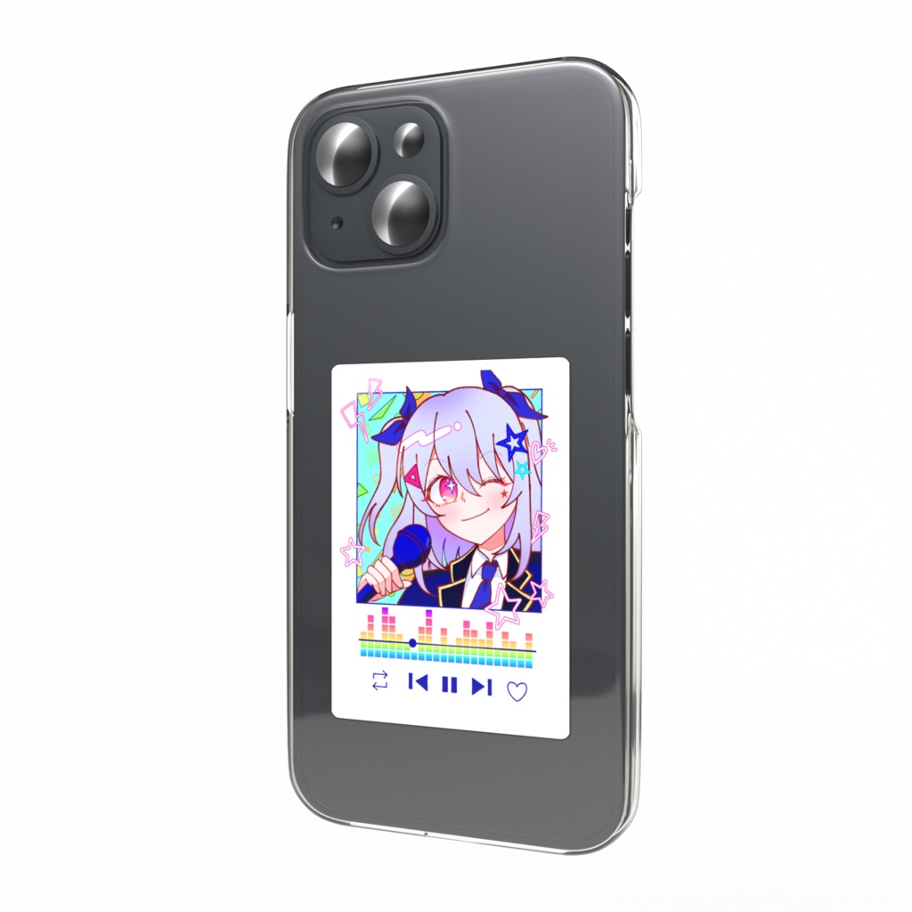 音楽再生風ステッカー