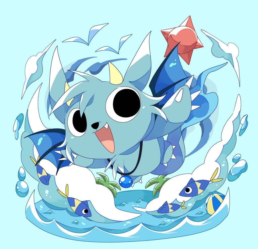 【15周年グッズ第１弾】ドラビス夏アクリルキーホルダー