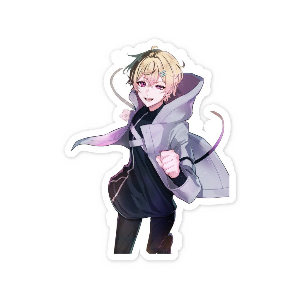 堕眠。スマホステッカー