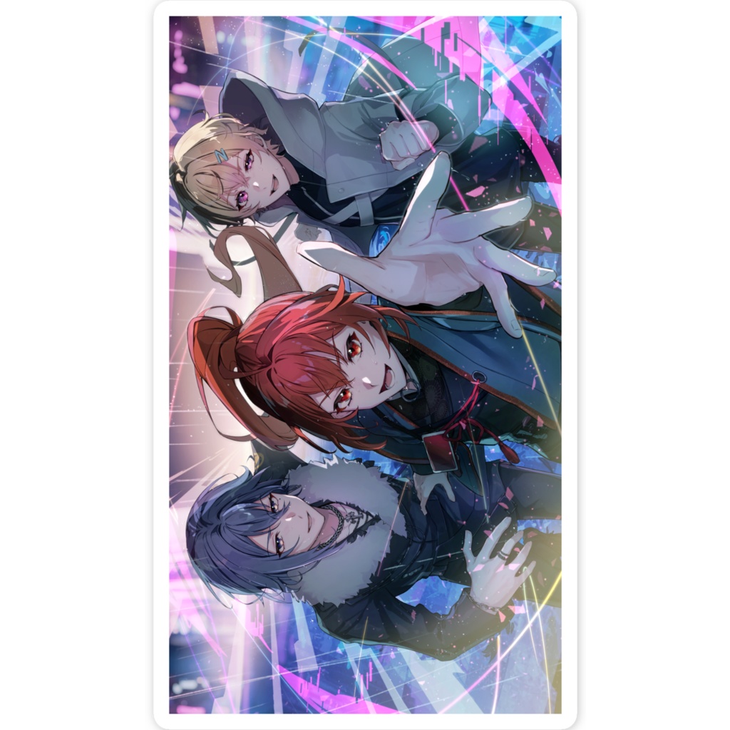 『LAUGH MATE』オリジナルジャケット スマホステッカー