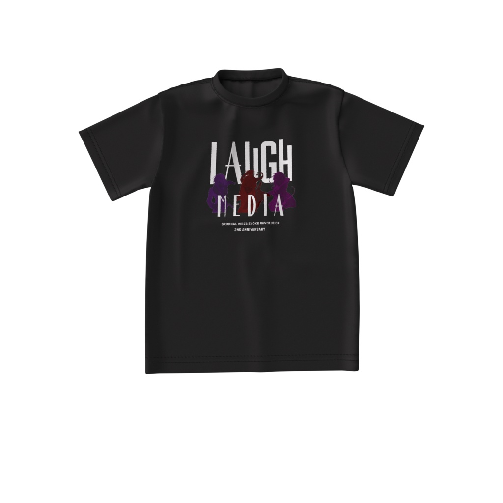 LaughMedia 2nd Anniversary ビッグシルエットTシャツ