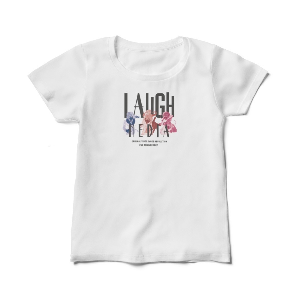 LaughMedia 2nd Anniversary レディースTシャツ