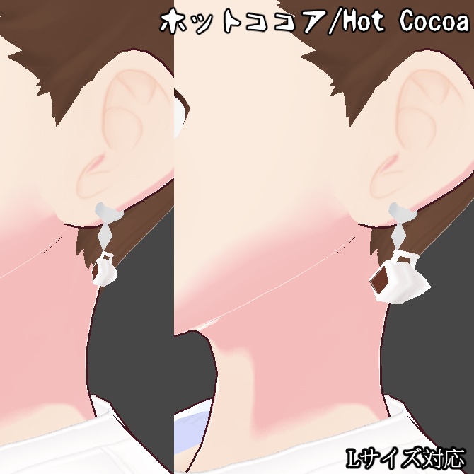 【Vroid】2025冬テーマピアス.イヤリング【Free】