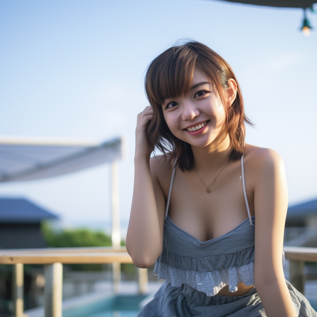 夏に出会った水着の美少女たち