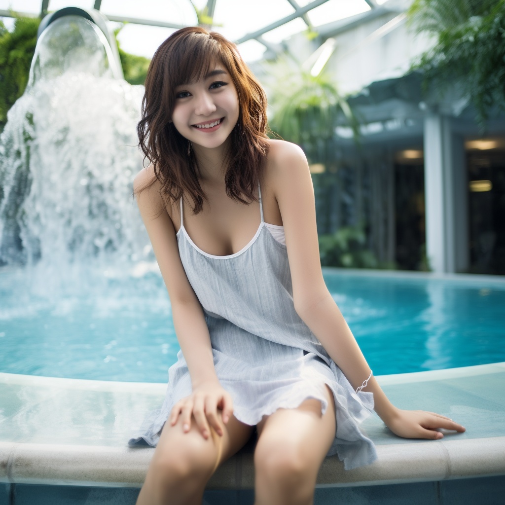 夏に出会った水着の美少女たち