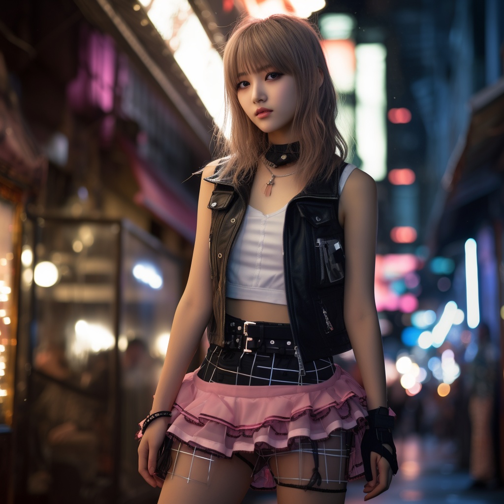 【サンプル】ストリートファッション&バーで知り合った美女たち