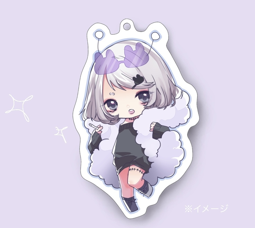 るかにょんアクキー ver.ファビュラス宇宙人 