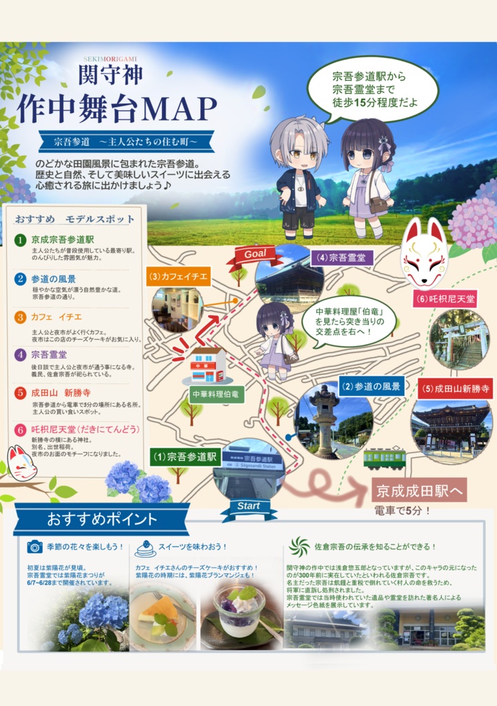 関守神作中舞台巡礼ガイド