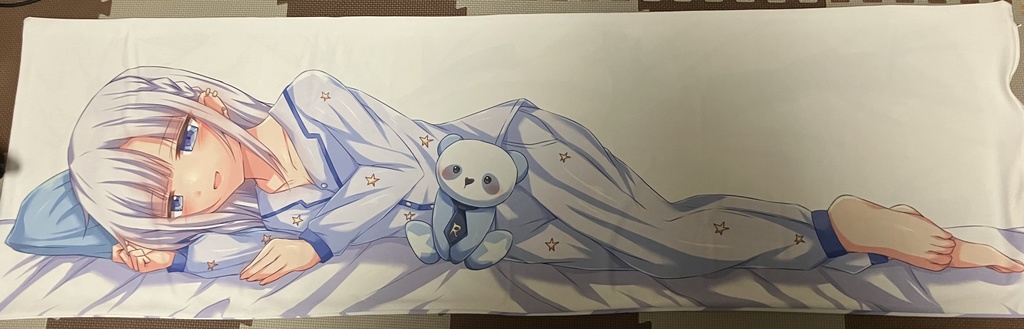 彩澄りりせ 抱き枕カバー (裏 : 添い寝ver)