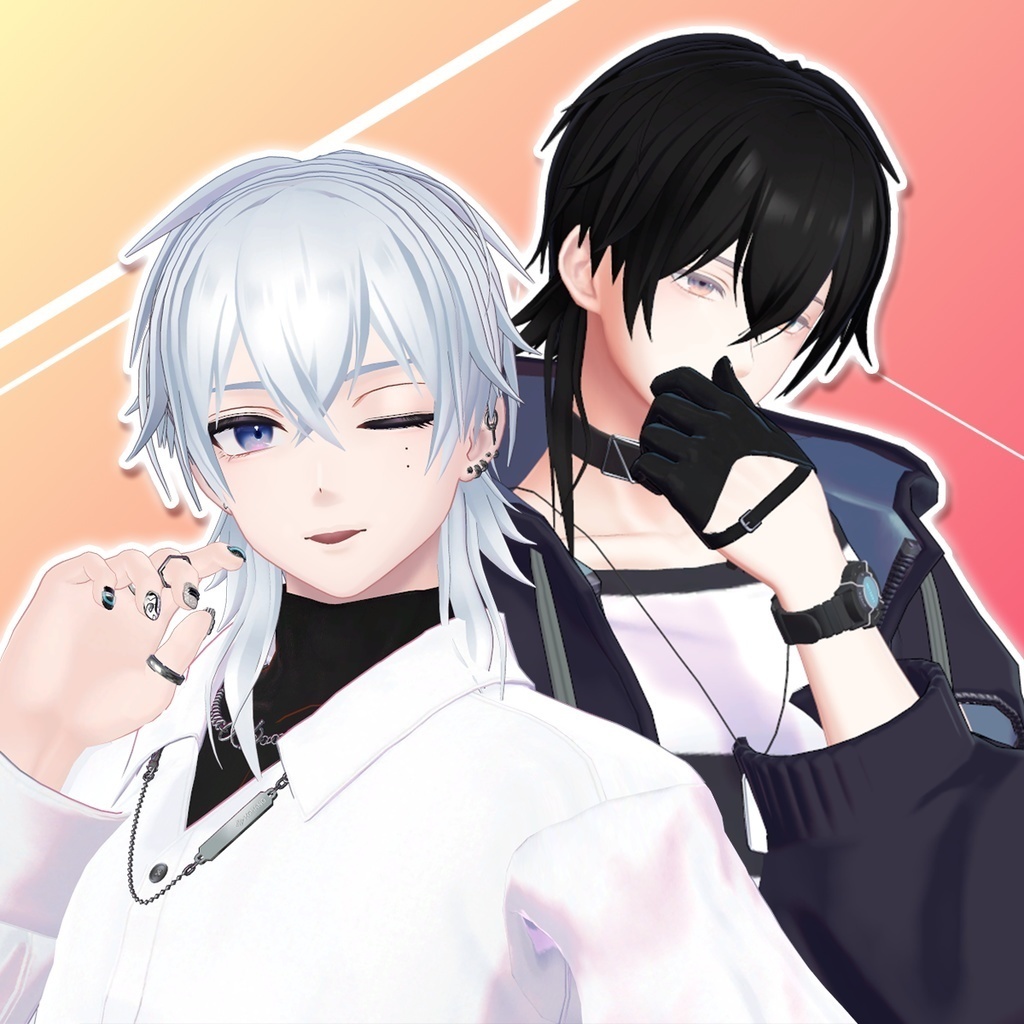 アバター向け髪型『amane_wolfhair』 - By 天音ふゆ / CP13