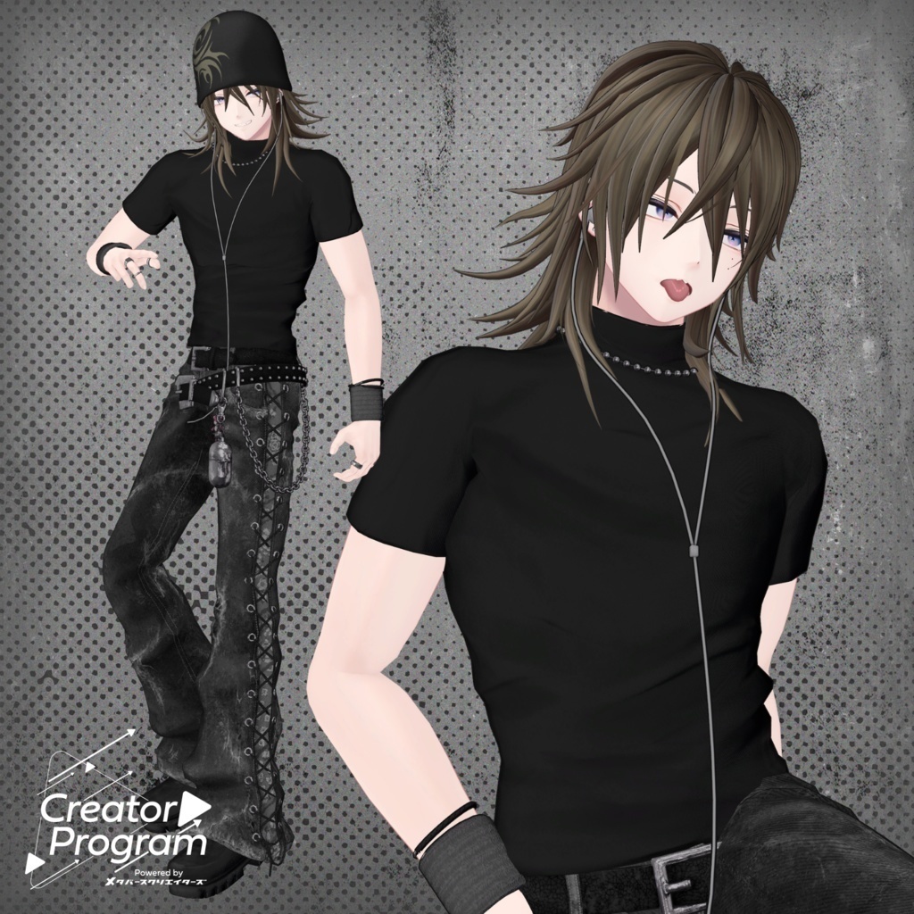 アバター向け髪型『Flipped-Out Bienie Hair』 - By imya / CP7