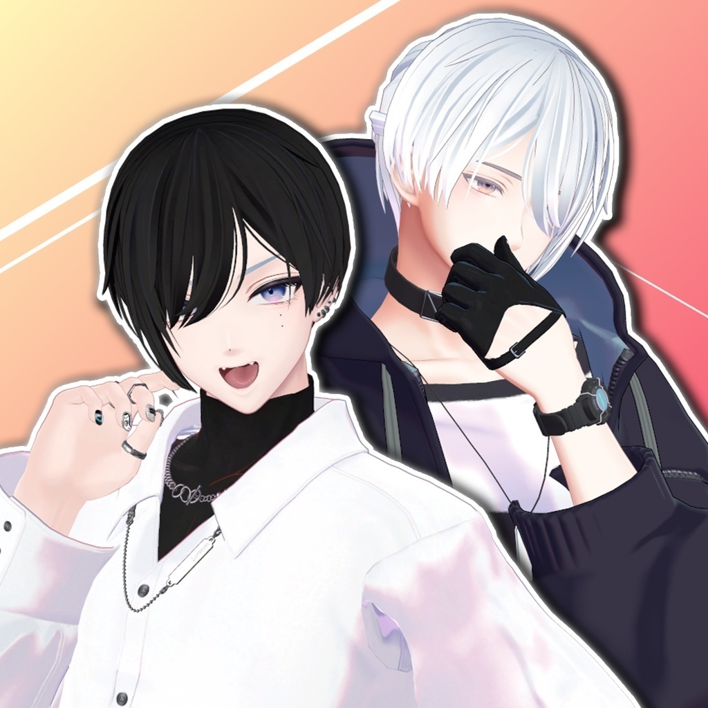 アバター向け髪型『amane_harfup』 - By 天音ふゆ / CP13