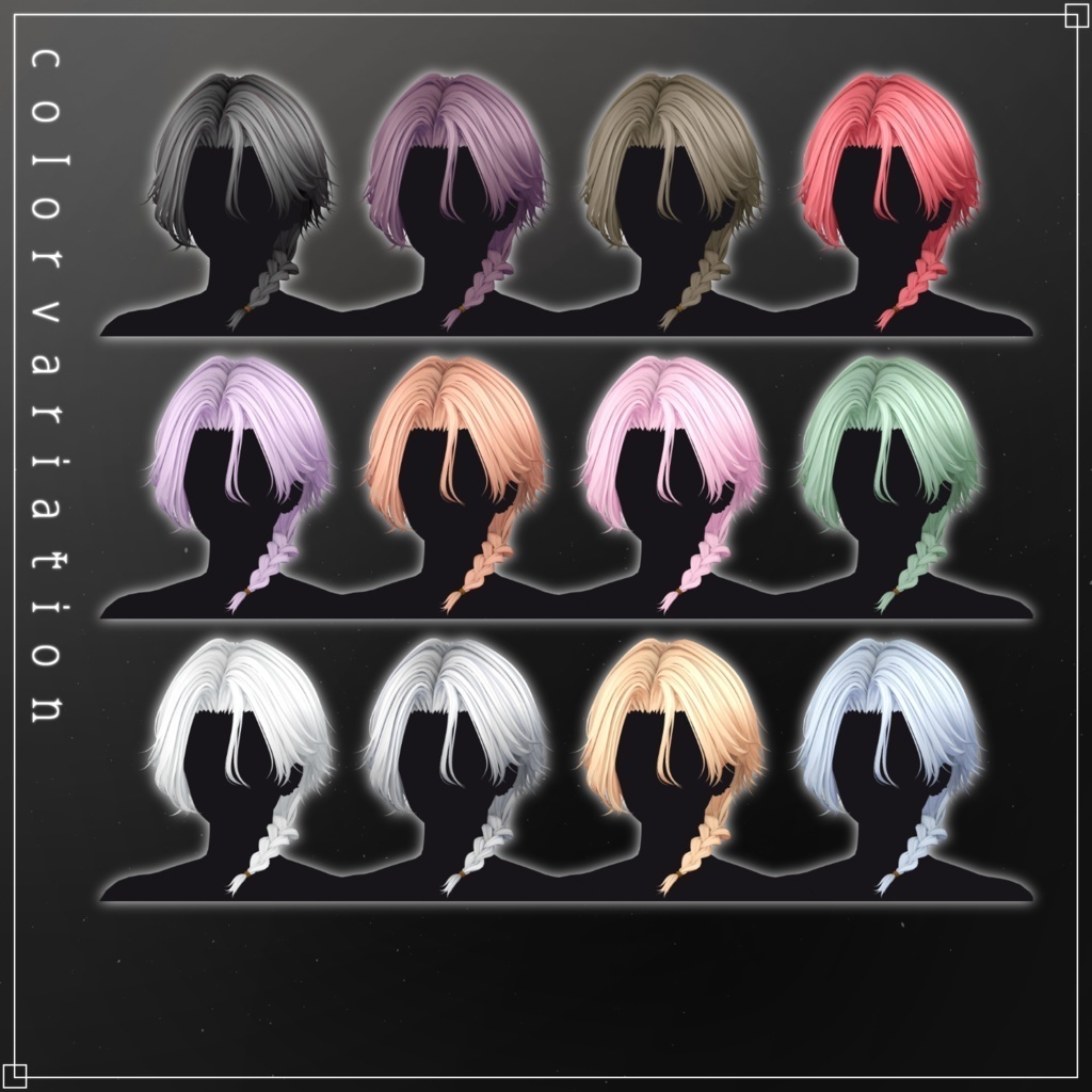 アバター向け髪型『albampana』 - By マオリ玩具店 / CP18