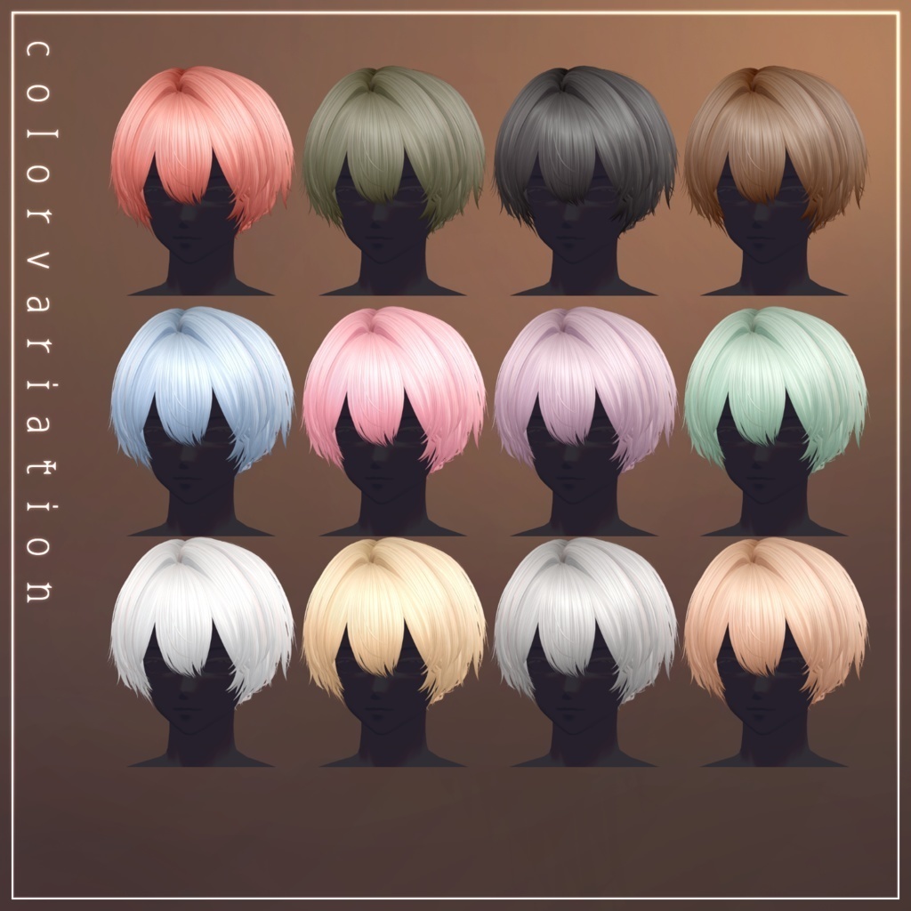 アバター向け髪型『ammimento』 - By マオリ玩具店 / CP18