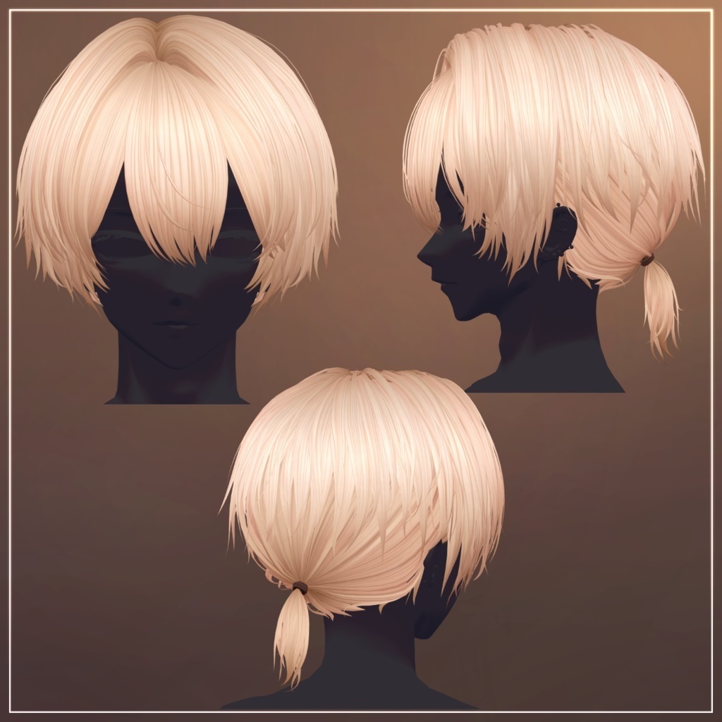 アバター向け髪型『ammimento』 - By マオリ玩具店 / CP18