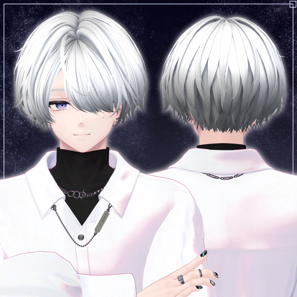 アバター向け髪型『girovafato』 - By マオリ玩具店 / CP18