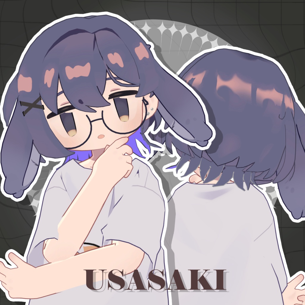 アバター向け髪型『Asymmetry Wolf』 - By もちのこ / CP40