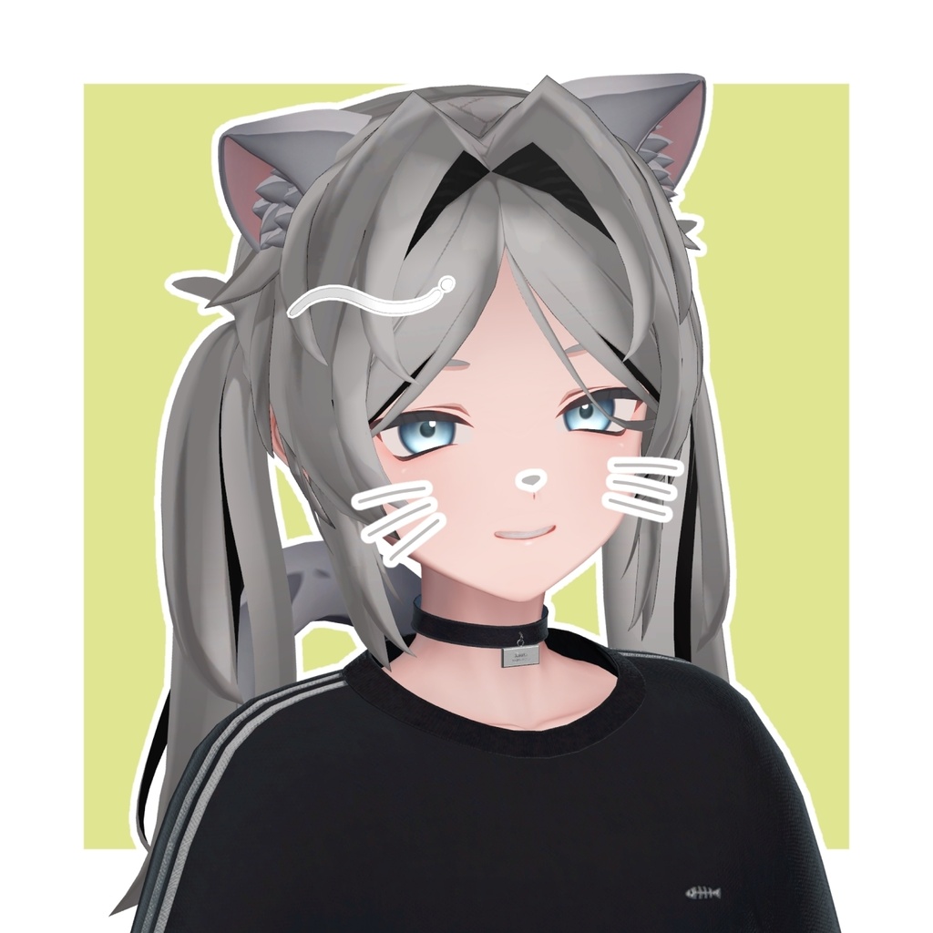 アバター向け髪型『ふわぽこツイン』- By kaitakuJP / CP26