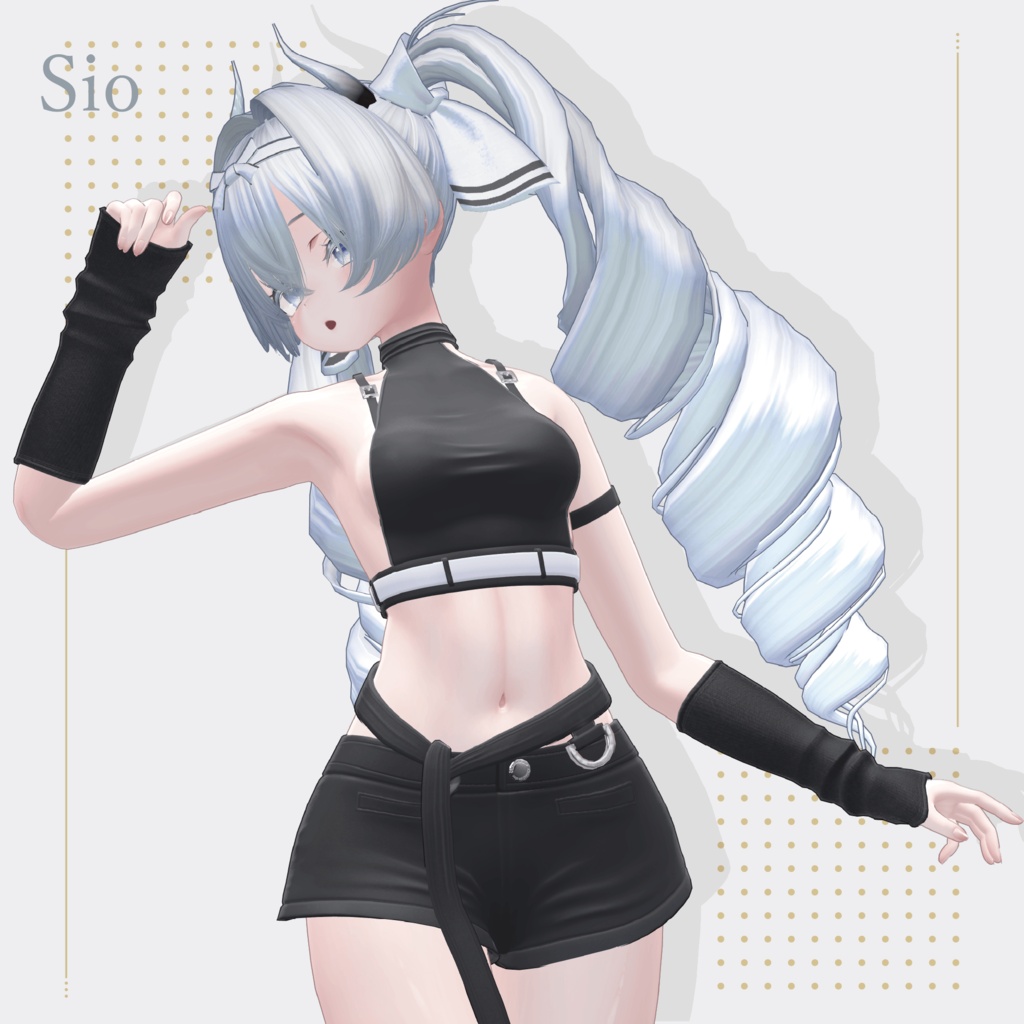 アバター向け髪型『Velcaria Twin(ヴェルカリアツイン)』- By kk / CP50