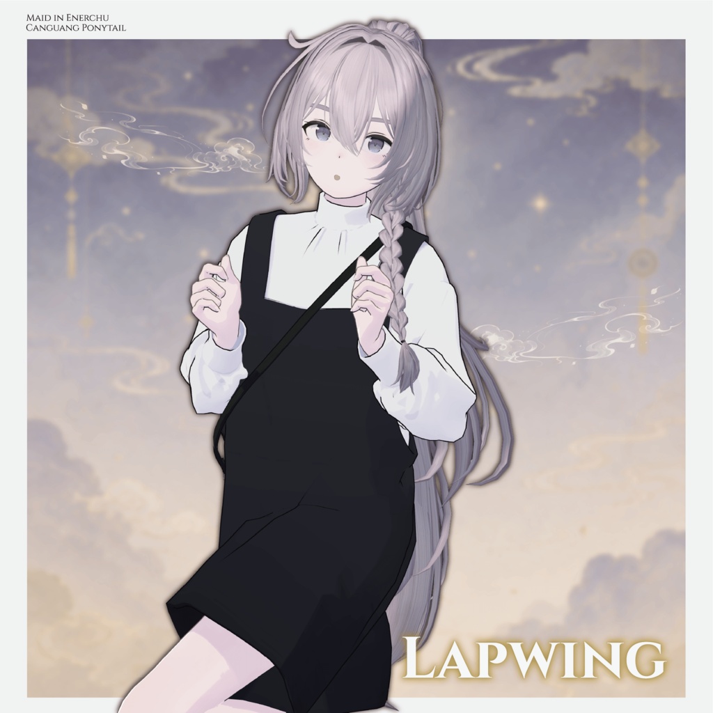 【✨期間限定セール中✨】アバター向け髪型『残光ポニーテール -Canguang Ponytail-』By えな中 / CP57