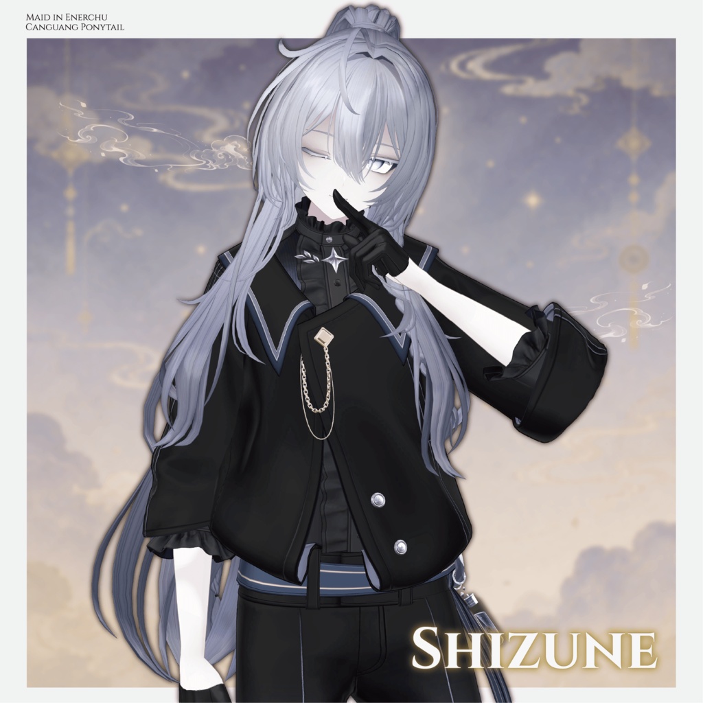 【✨期間限定セール中✨】アバター向け髪型『残光ポニーテール -Canguang Ponytail-』By えな中 / CP57
