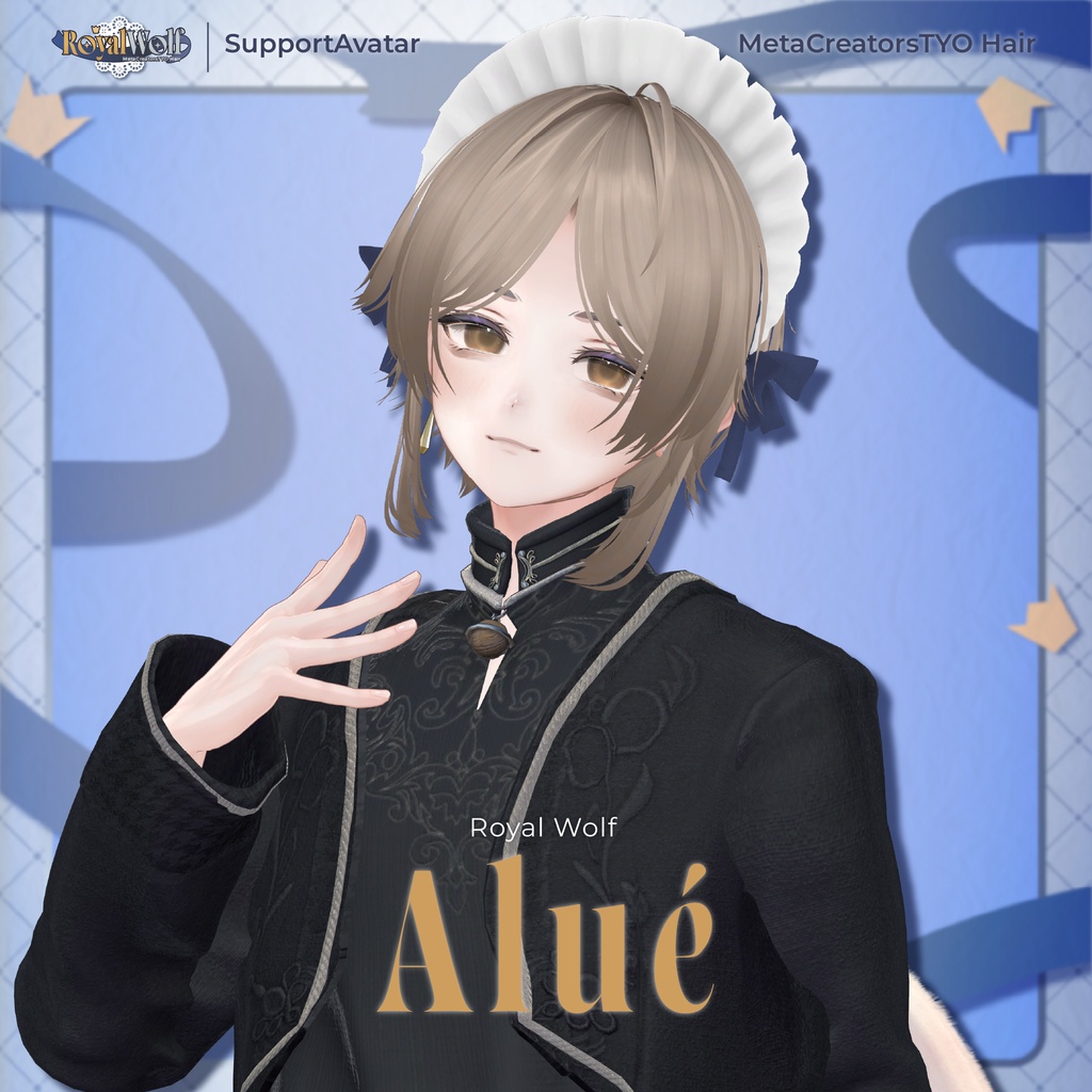 【✨期間限定セール中✨】アバター向け髪型『 RoyalWolf』By neko_ririn / CP56