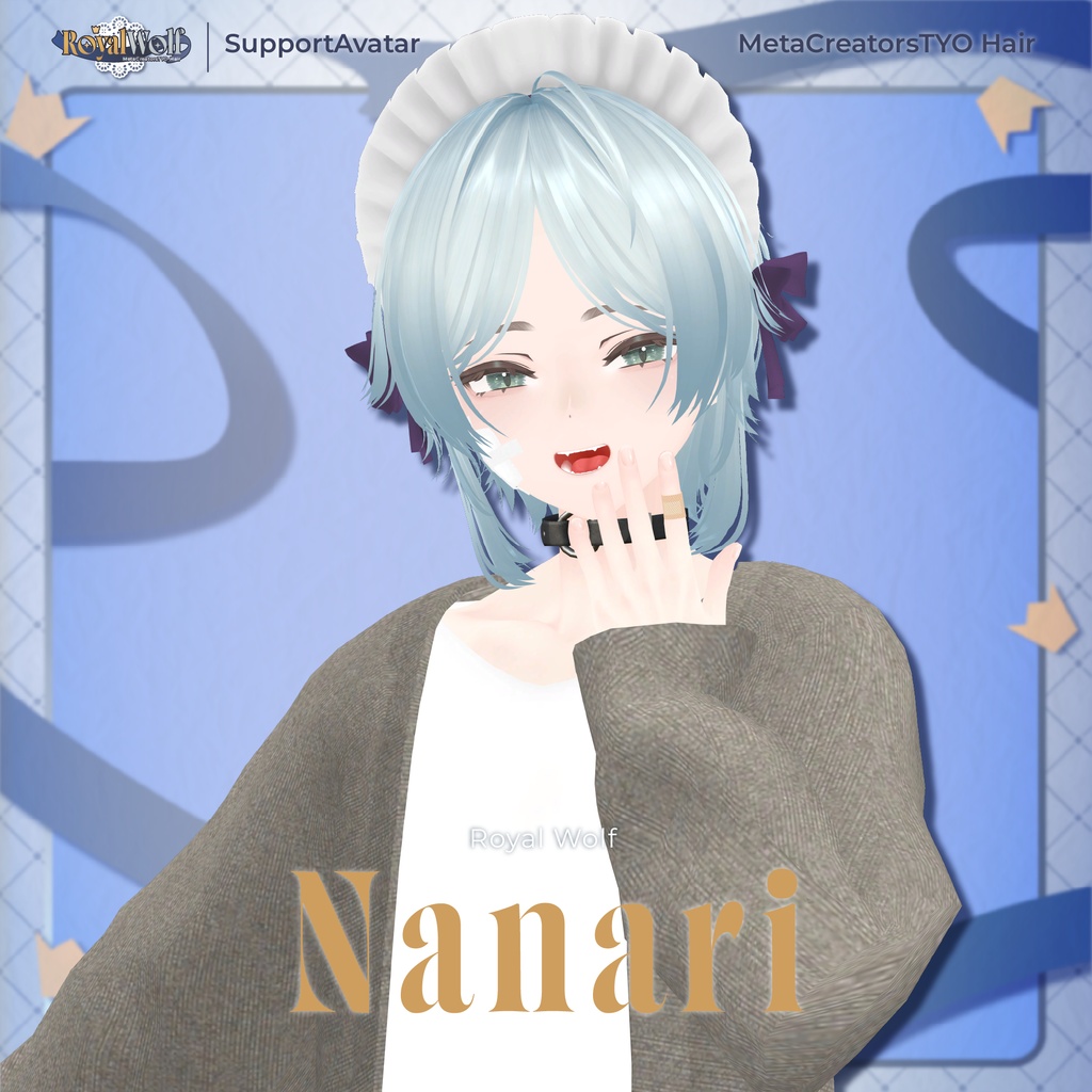 【✨期間限定セール中✨】アバター向け髪型『 RoyalWolf』By neko_ririn / CP56