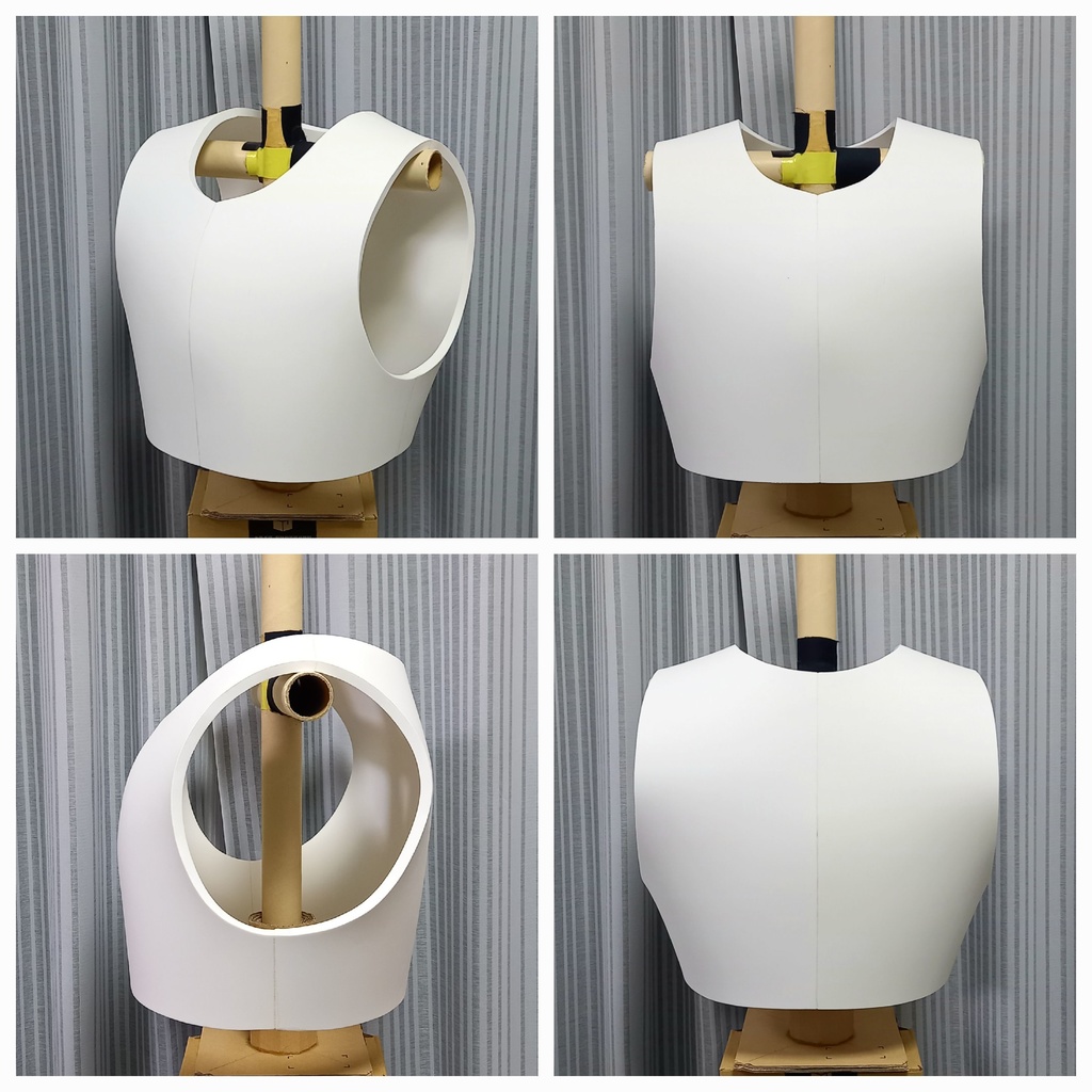 ベースボディーアーマー組み立てキット(白色)