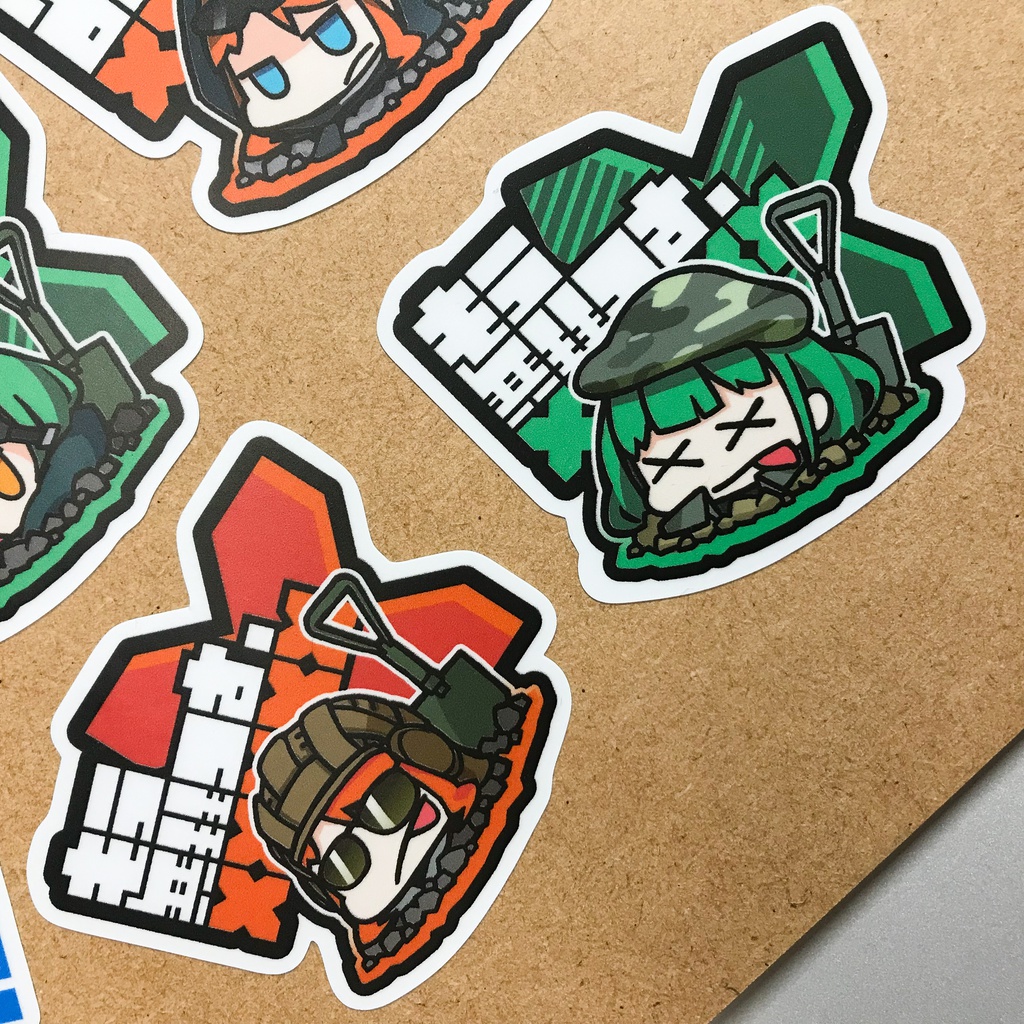 ステッカー:もう無理っす【B】