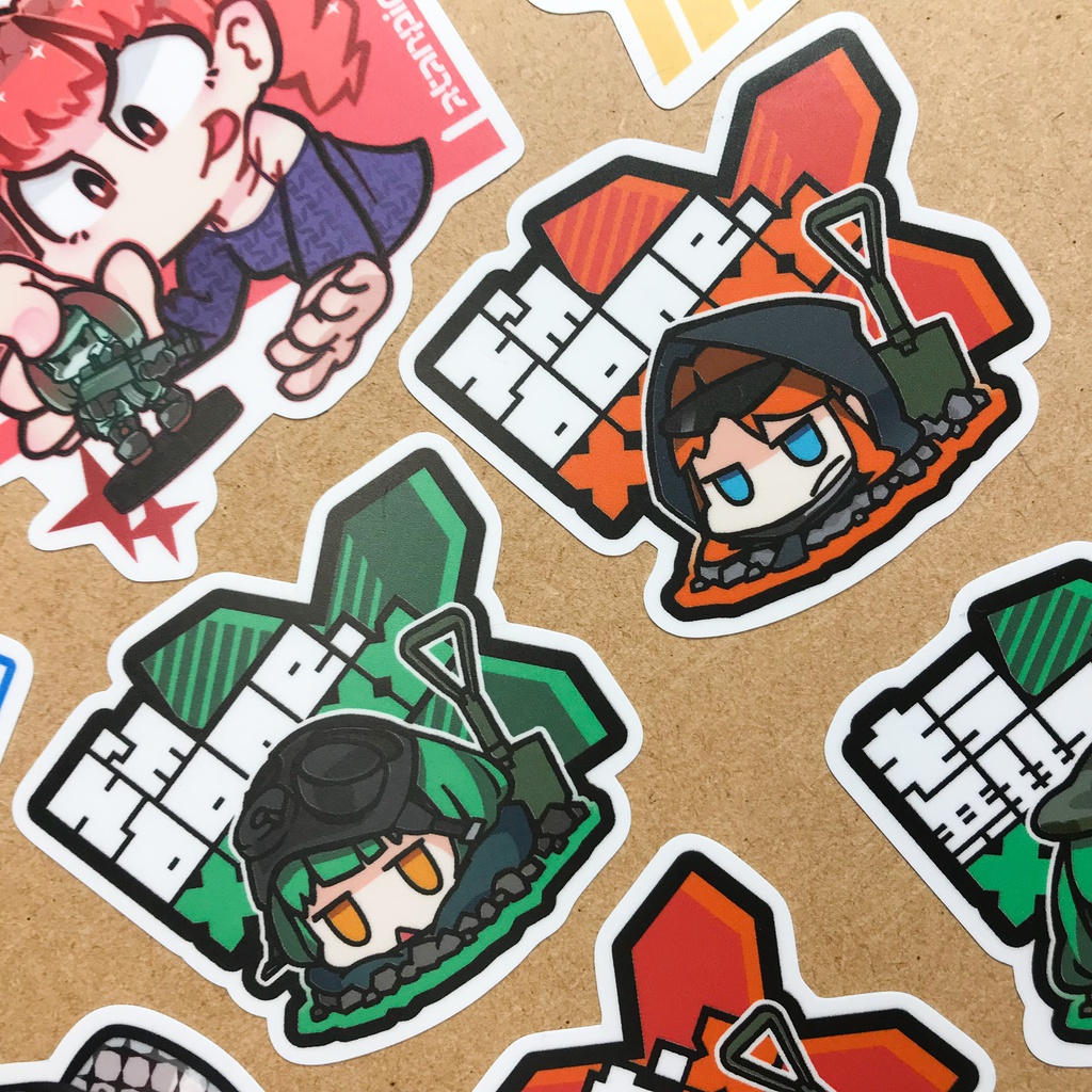 ステッカー:I'm done.