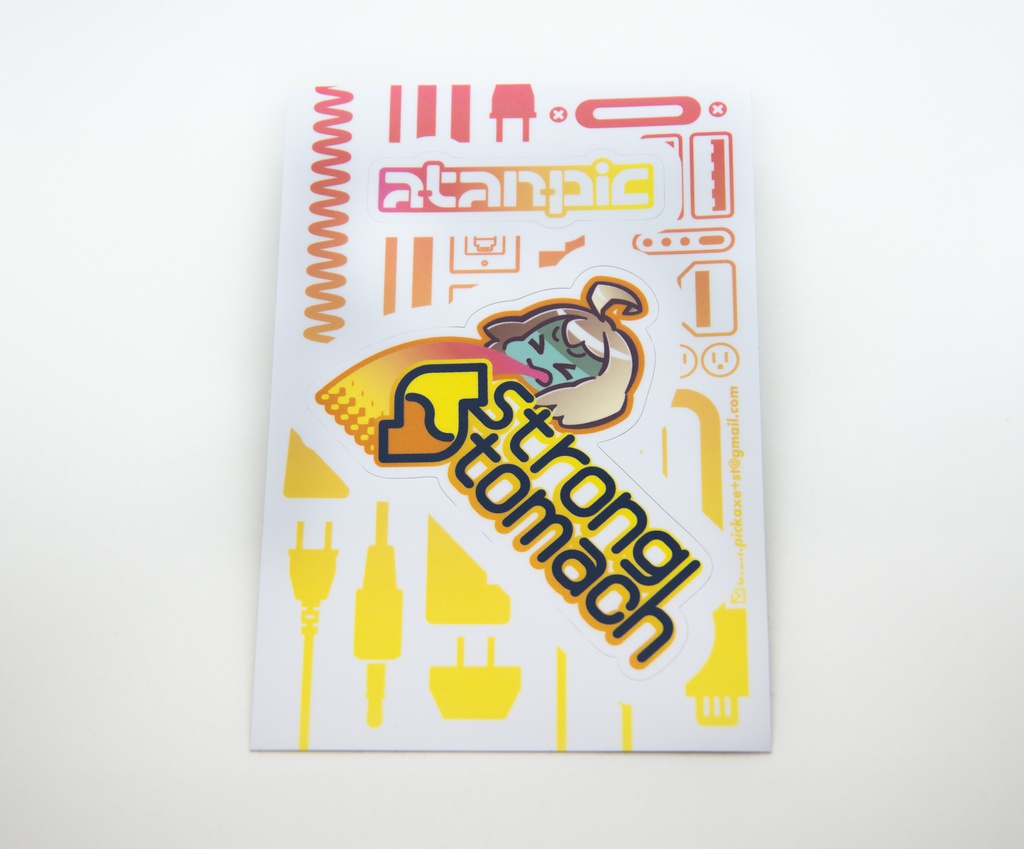 ステッカー:StrongStomach【トロピカル】