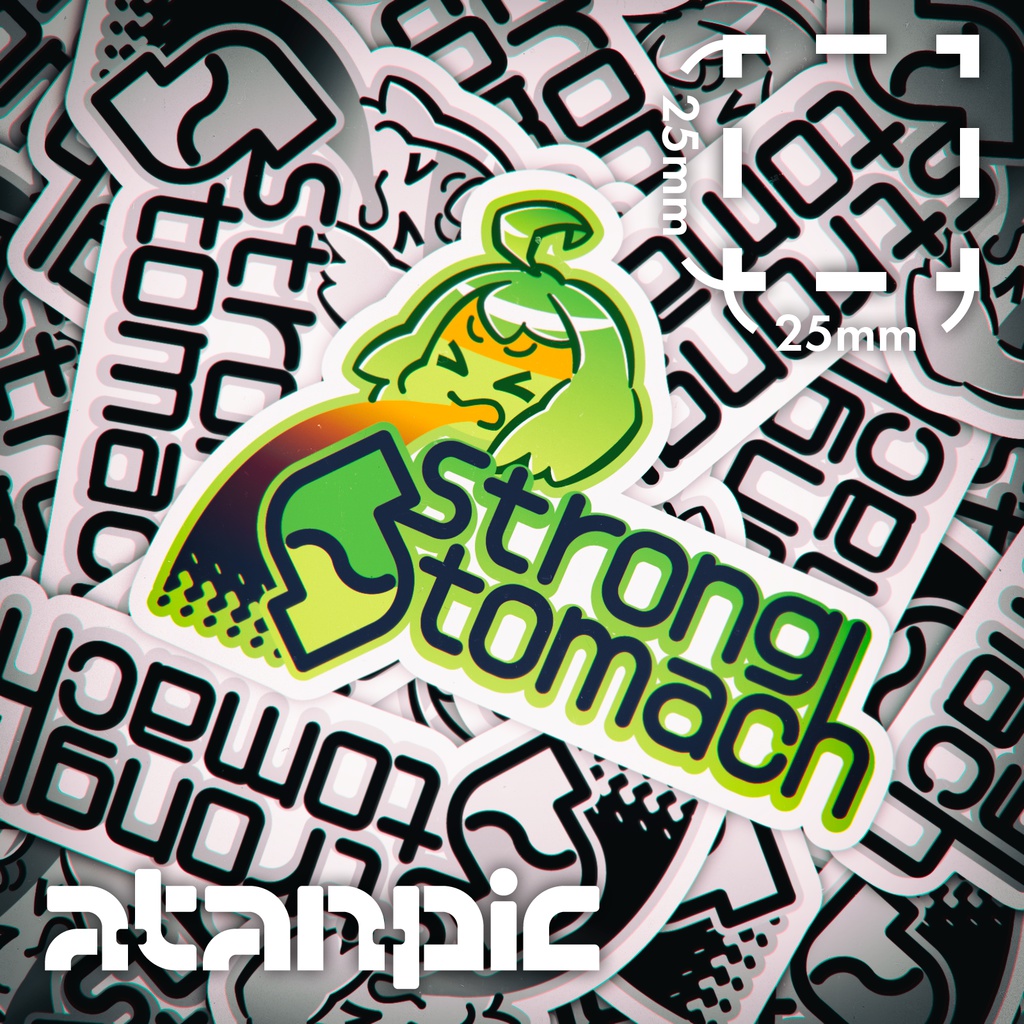 ステッカー：StrongStomach【ビタミン】