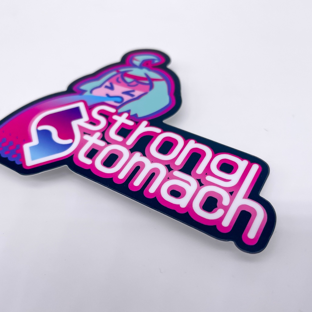 ステッカー:StrongStomach【ネオン】V2
