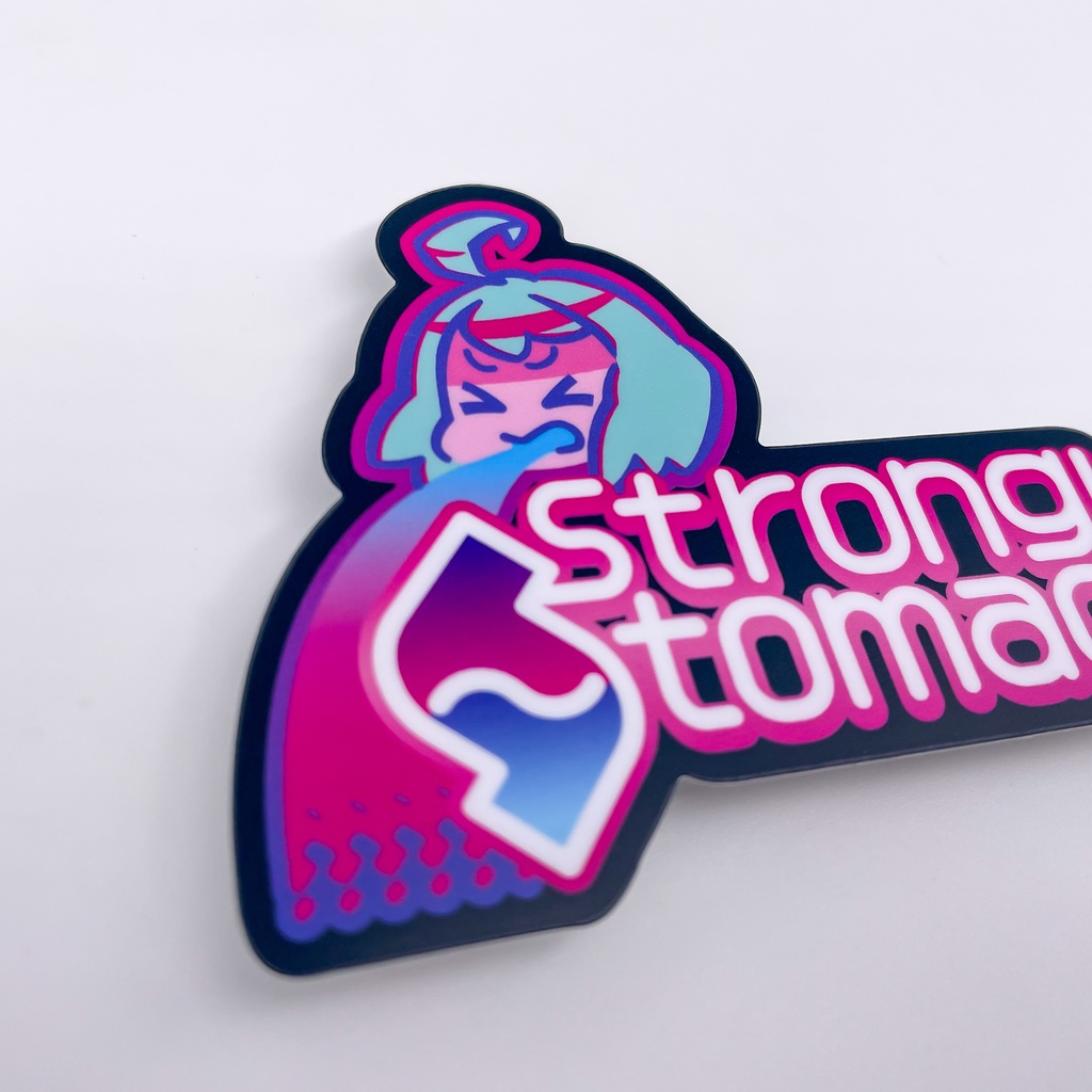 ステッカー:StrongStomach【ネオン】V2