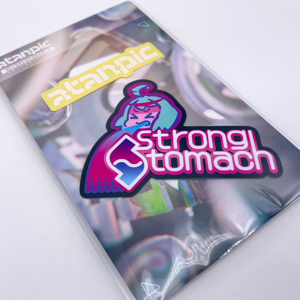 ステッカー:StrongStomach【ネオン】V2