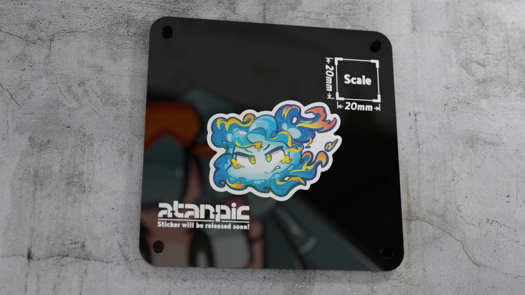 ステッカー:ウィスプ【A】