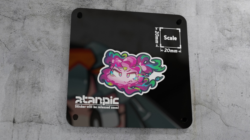 ステッカー:ウィスプ【B】