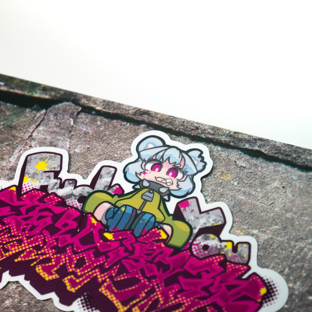 ステッカー:FuxxYou薄給激務