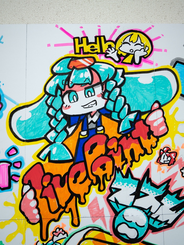ライブペイントボード【#えーたん2生たん祭】