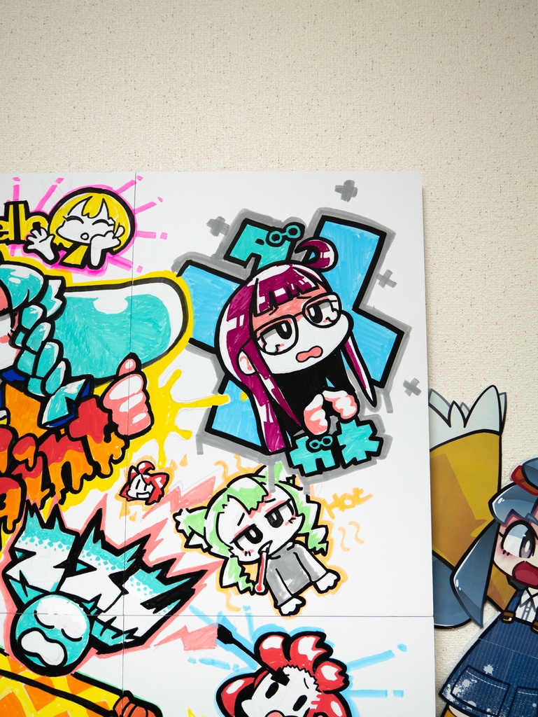 ライブペイントボード【#えーたん2生たん祭】