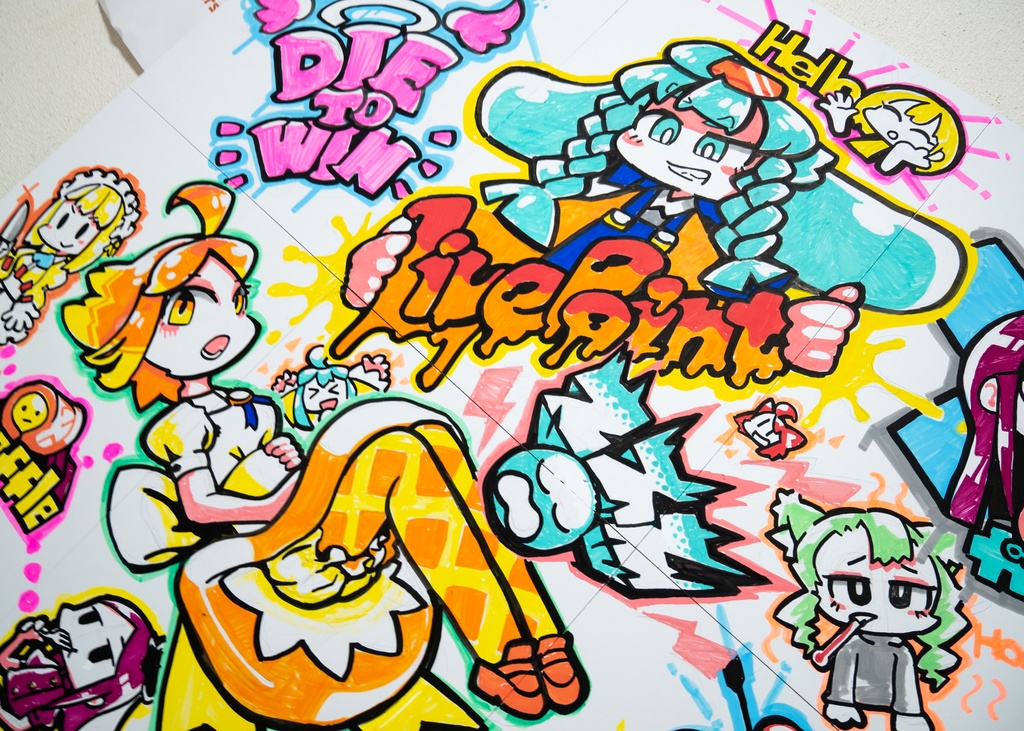 ライブペイントボード【#えーたん2生たん祭】