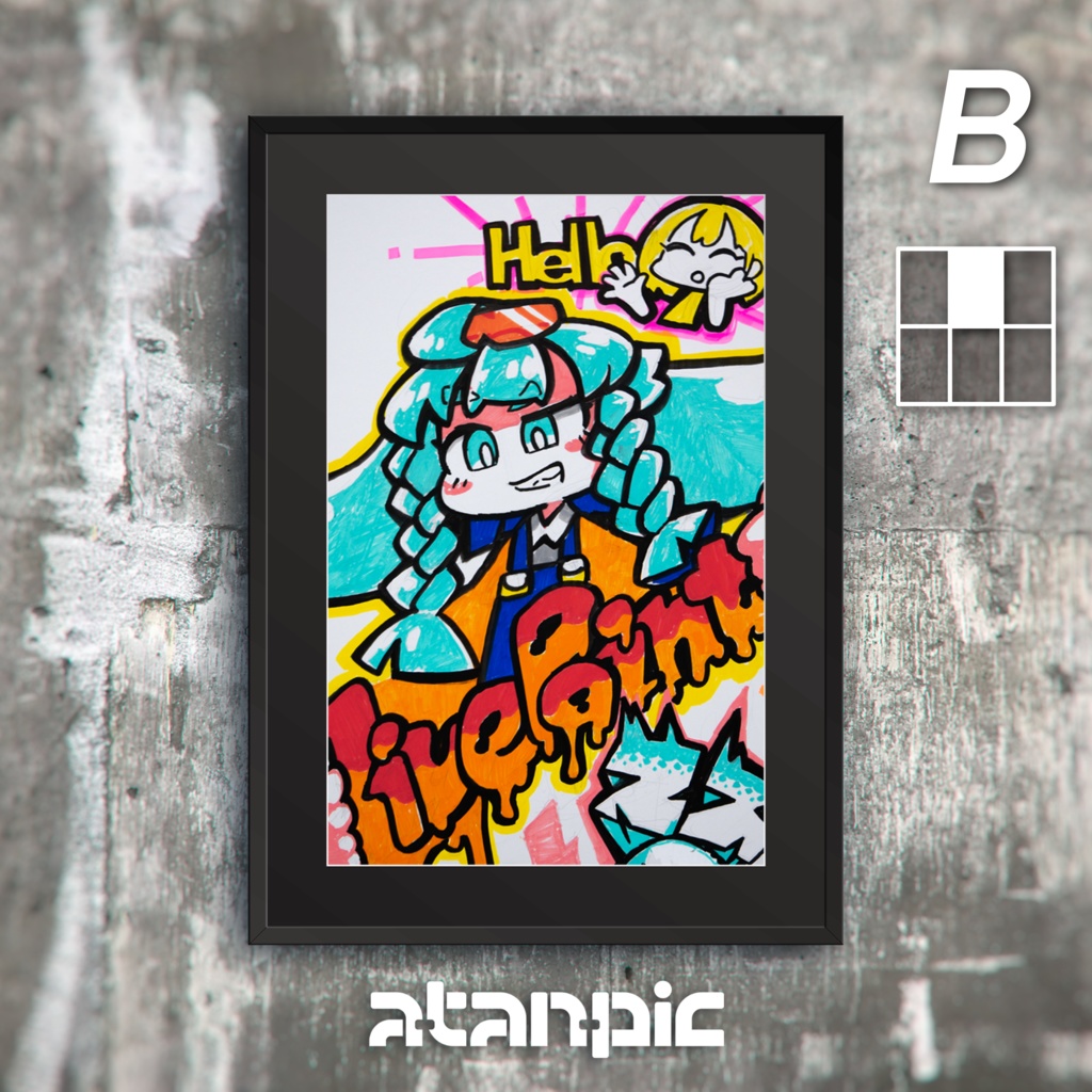 ライブペイントボード【#えーたん2生たん祭】