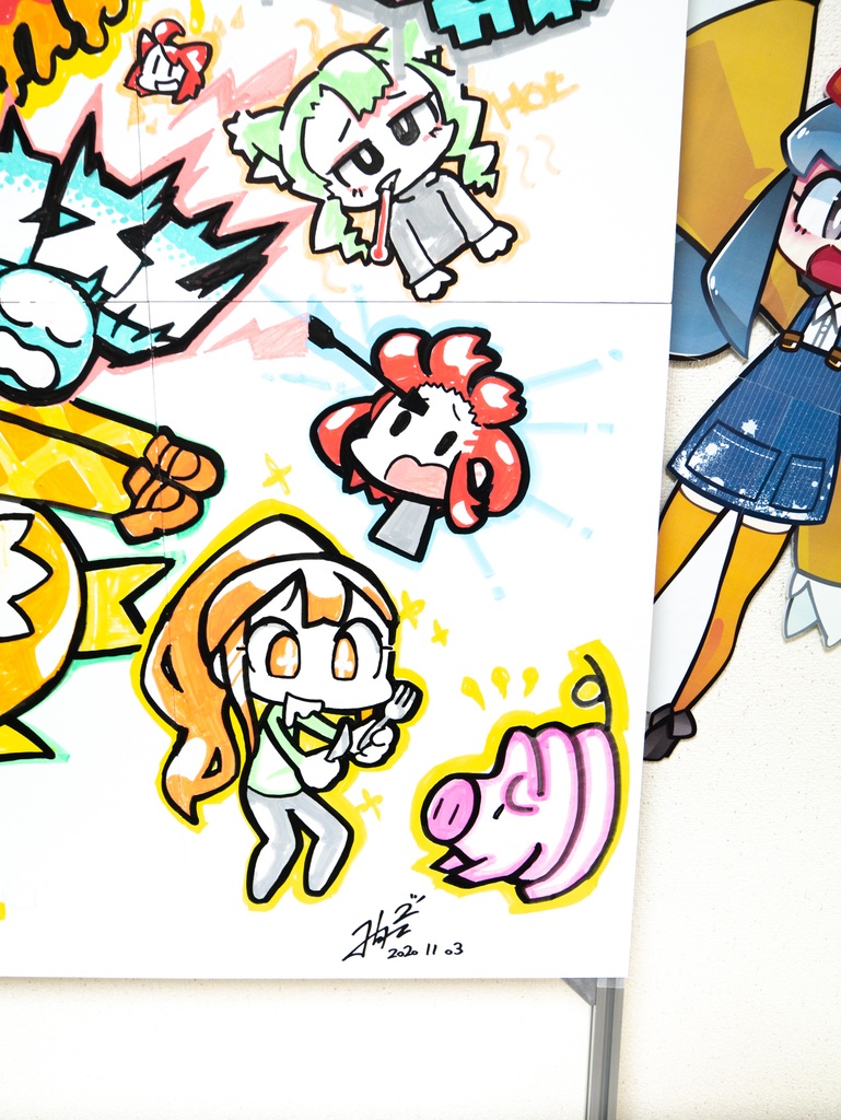 ライブペイントボード【#えーたん2生たん祭】