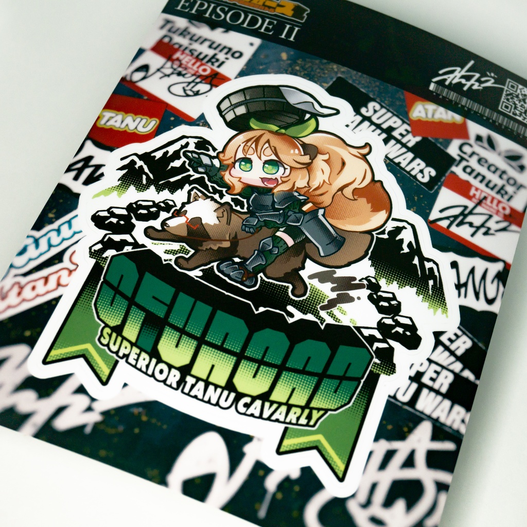 ステッカー:OFUROAD【スーパーえーたぬウォーズ:EPISODE2】