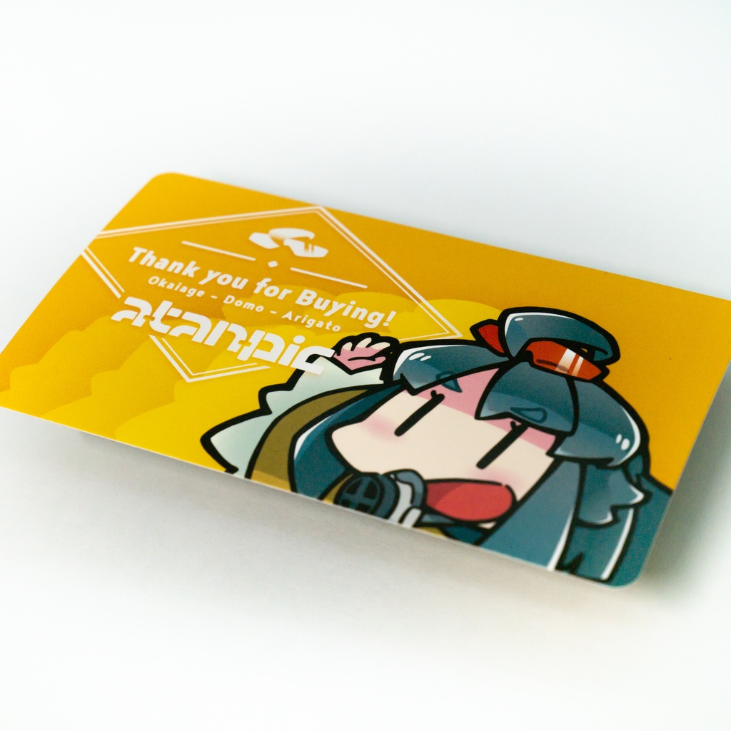 ステッカー:サイン+ちびaたん2