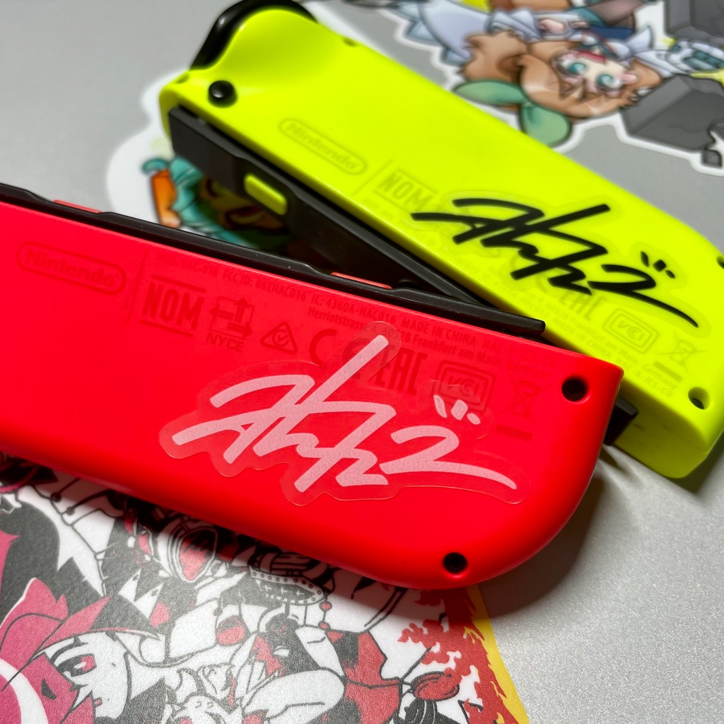 ステッカー:サイン+ちびaたん2