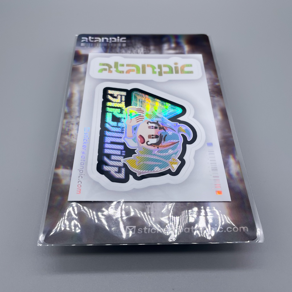 ステッカー:トライアングルバリア【ホロ】V2