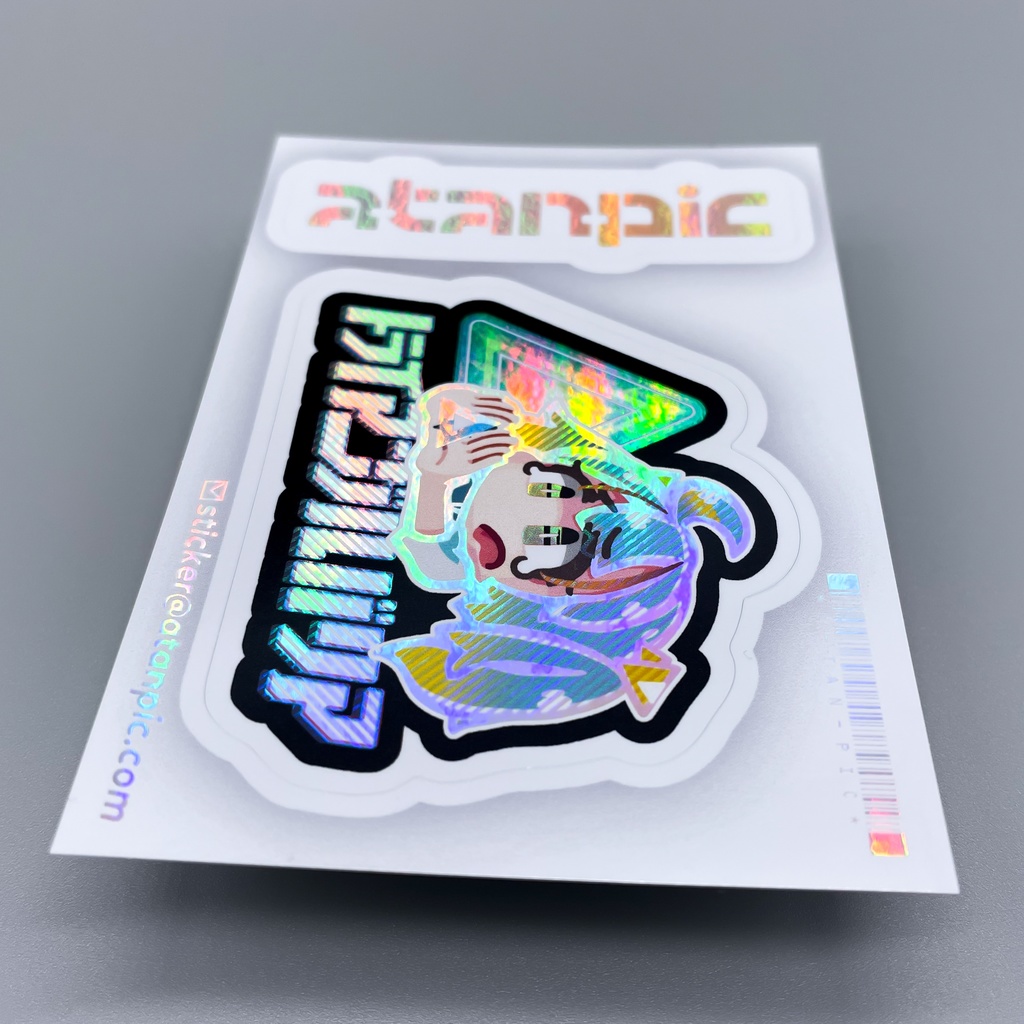 ステッカー:トライアングルバリア【ホロ】V2